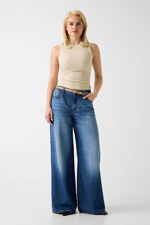 Kadın Francine Top Bluz - Bej - Guess