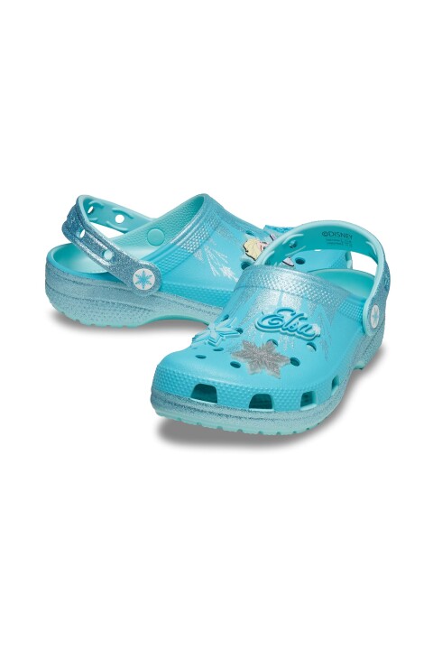 Kadın Frozen Elsa Classic Terlik - Mavi - Crocs