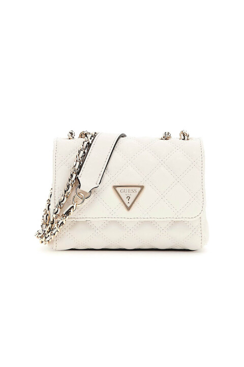 Kadın Giully Mini 2 Omuz Çantası - Beyaz - Guess