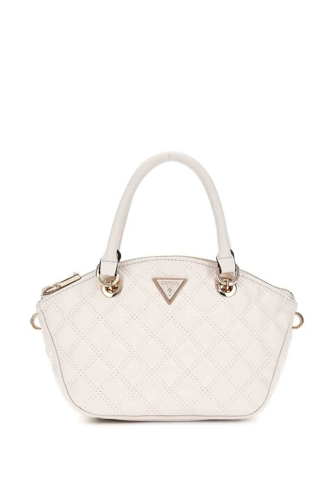 Kadın GIULLY Mini Satchel Omuz Çantası - Beyaz - Guess