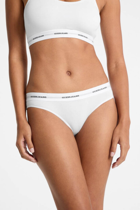 Kadın Gj Brazilya Slip - Beyaz - Guess