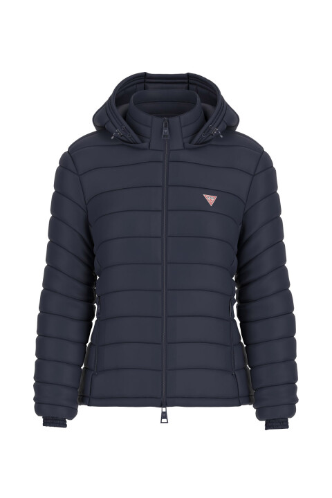 Kadın Gj Kapüşonlu Mont - Lacivert 