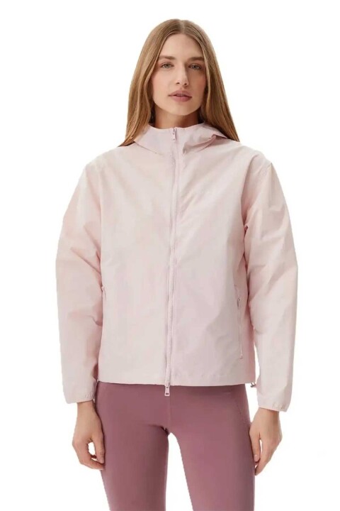 Kadın GJ Katlanabilir Rüzgarlık Mont - Pembe - Guess