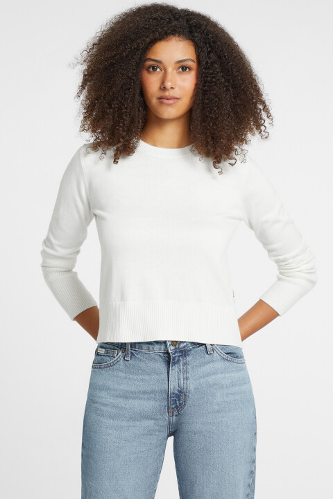 Kadın Gj Ls Cn Kazak - Beyaz 