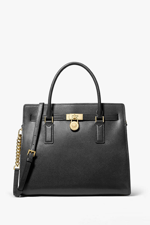 Kadın Hamilton Moderne Büyük Boy El ve Omuz Çantası - Siyah - Michael Kors