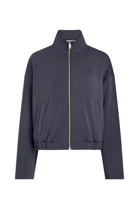 Kadın Heavy Modal Fermuarlıı Hırka - Lacivert - Calvin Klein