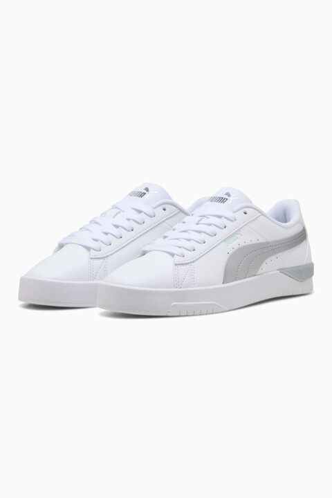 Kadın Jada Klasik Aqua Metalik Sneakers - Beyaz 