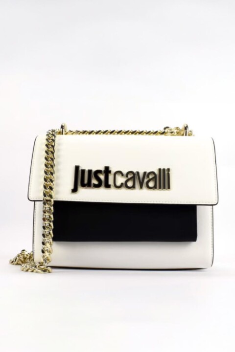 Kadın Jc Çapraz Çanta - Beyaz/Siyah - Just Cavalli