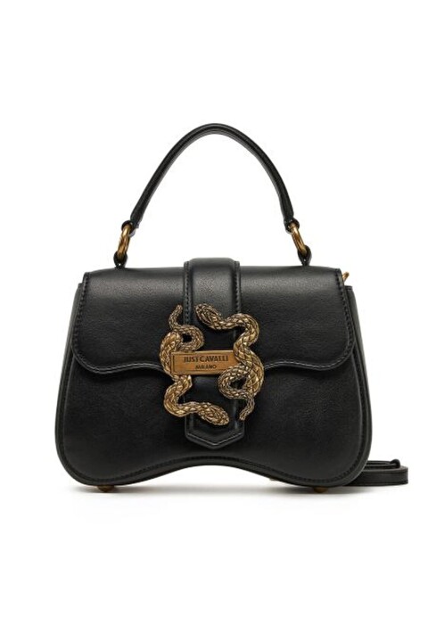 Kadın Jc İconic Yılan Logo El Çantası - Siyah - Just Cavalli