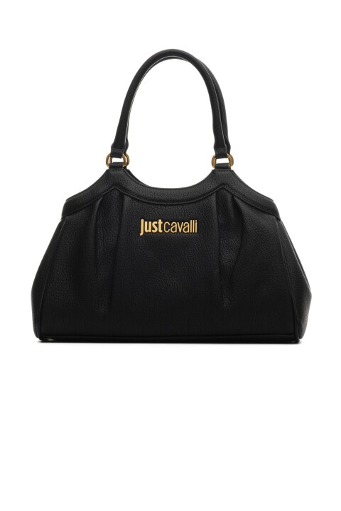 Kadın Jc Yazı Logo Omuz Çantası - Siyah - Just Cavalli