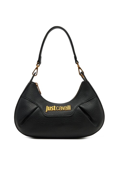 Kadın Jc Yazı Logo Omuz Çantası - Siyah - Just Cavalli