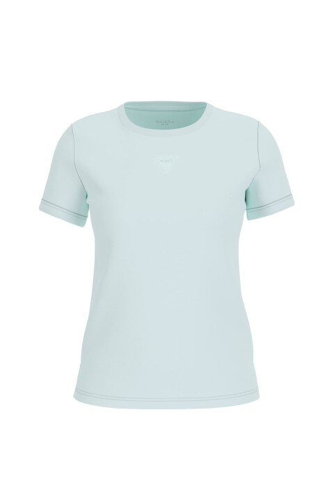 Kadın Jersey Oversize Fit T-Shirt - Mint Yeşili - Guess