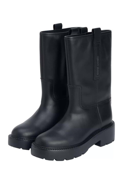 Kadın Kalın Tabanlı Bot - Siyah - Tommy Hilfiger