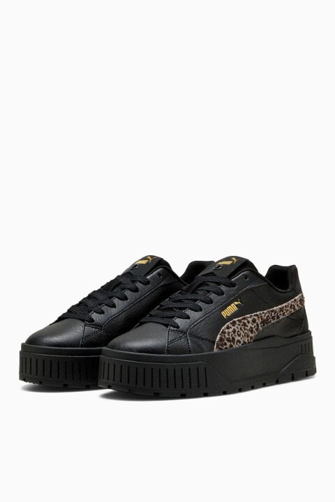 Kadın Karmen II Animal Flair Leopar Detaylı Sneaker - Siyah 