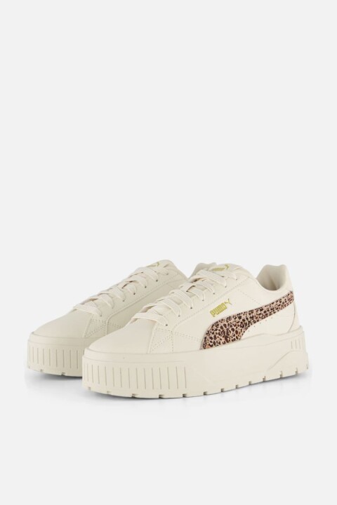 Kadın Karmen II Leopar Desenli Platform Sneaker - Krem 