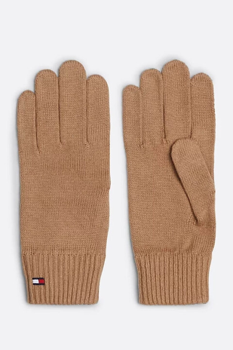 Kadın Kaşmirli Eldiven - Bej - Tommy Hilfiger