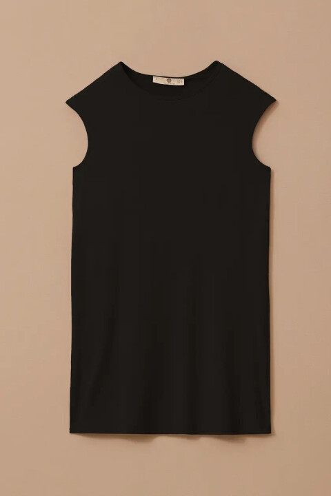 Kadın Kolsuz Basic Atlet - Siyah - Seçil