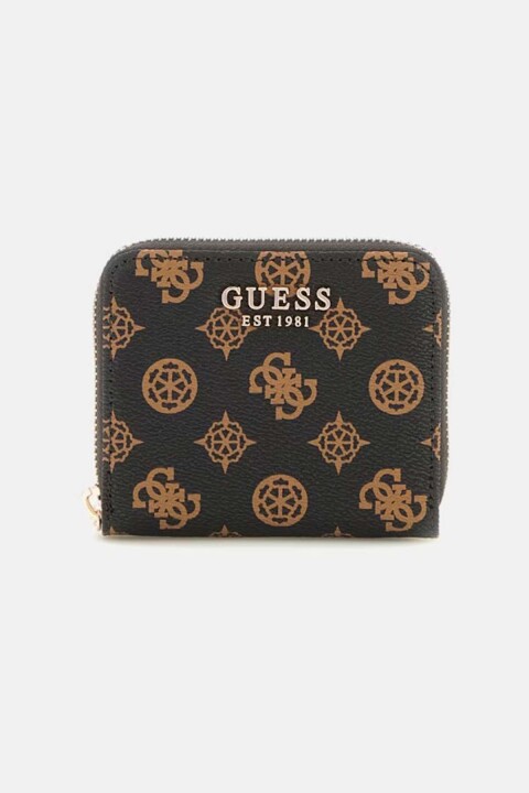 Kadın Laurel 4G ve Peony Logolu Küçük Boy Cüzdan - Koyu Kahve 