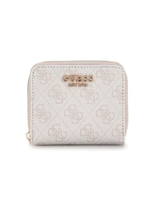 Kadın Laurel Slg Small Fermuarlı Cüzdan - Ekru - Guess