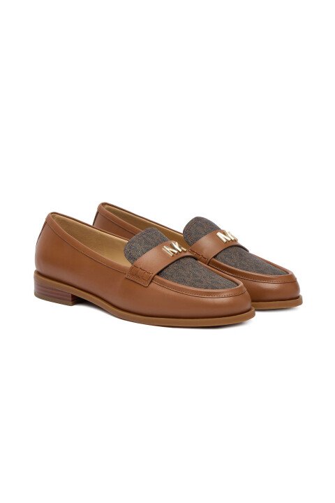 Kadın Loafer Ayakkabı - Kahverengi - Michael Kors