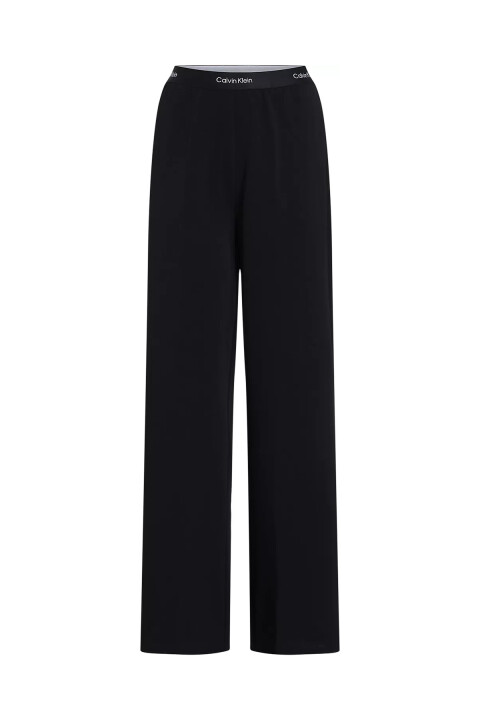 Kadın Logo Elastıc Casual Pantolon - Siyah - Calvin Klein