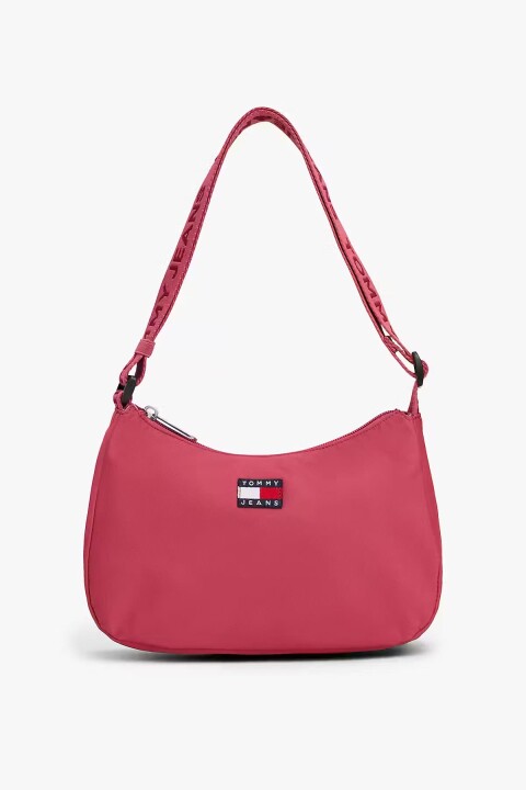 Kadın Logolu Askılı Omuz Çantası - Pembe - Tommy Hilfiger