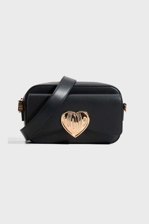 Kadın Love Omuz Çantası - Siyah - Love Moschino