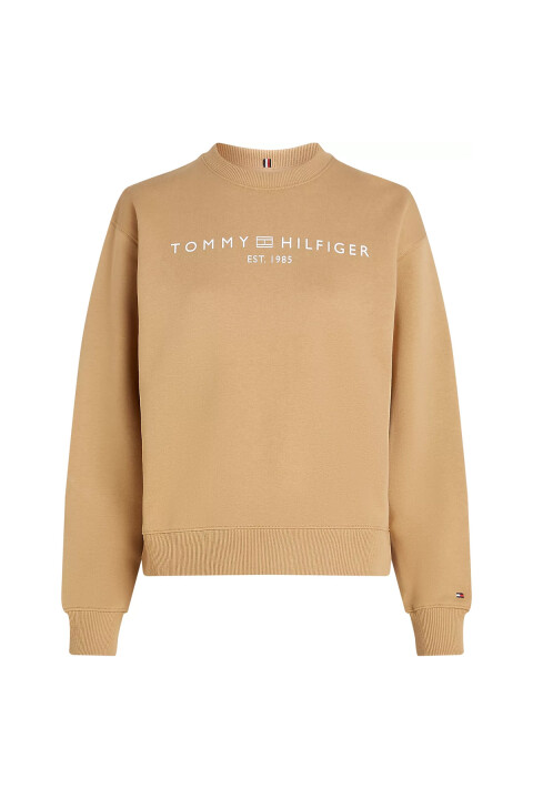 Kadın MDRN REG CORP LOGO C-NK SWTSHRT Sweatshirt - CAMEL 