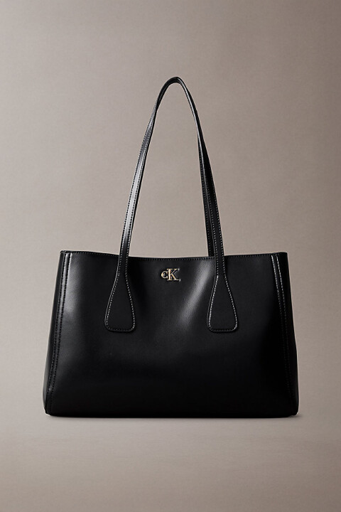 Kadın Medium Work Tote Çanta - Siyah - Calvin Klein