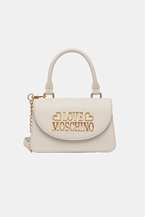 Kadın Mini El Ve Omuz Çantası – Krem - Love Moschino