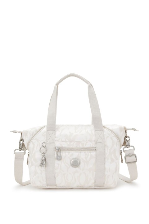 Kadın Mini Elevated Jacquard El Çantası - Bej - Kipling