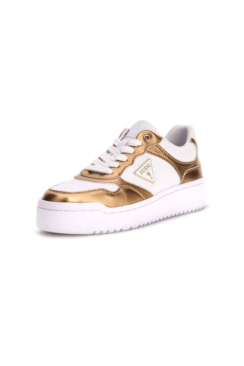 Kadın Miram6 Sneaker Ayakkabı - Beyaz Kahve 