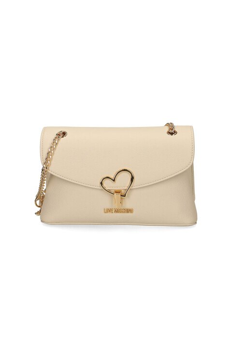 Kadın Mochilas Omuz Çantası - Krem - Love Moschino