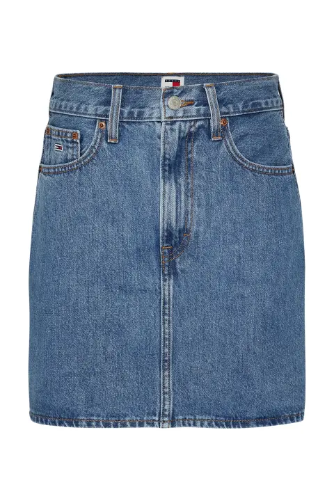 Kadın Mom Uh Etek - Denim - Tommy Hilfiger
