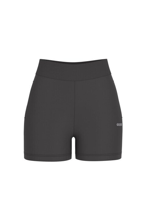 Kadın Nat Aktif Scuba Regular Fit Şort - Siyah - Guess