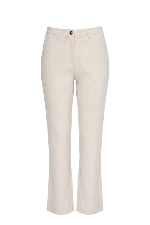 Kadın New Zoe Regular Fit Pantolon - Açık Bej - Guess