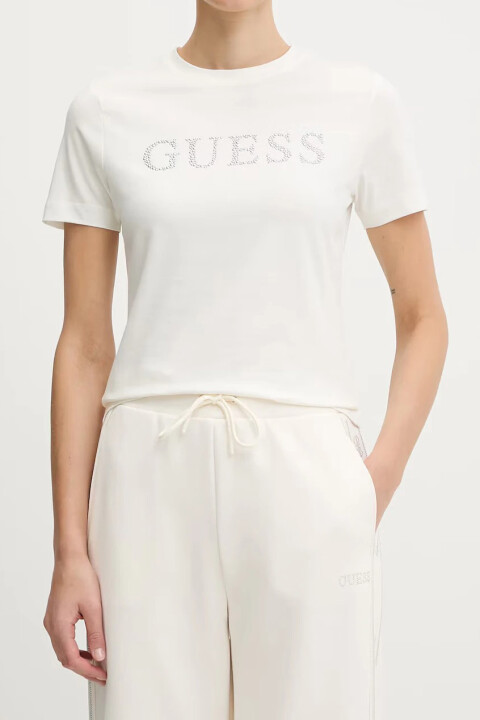 Kadın Octavia Aktif Slim Fit T-Shirt - Beyaz 