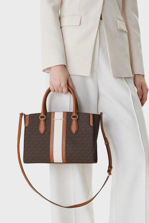 Kadın Omuz Çantası - Kahverengi - Michael Kors