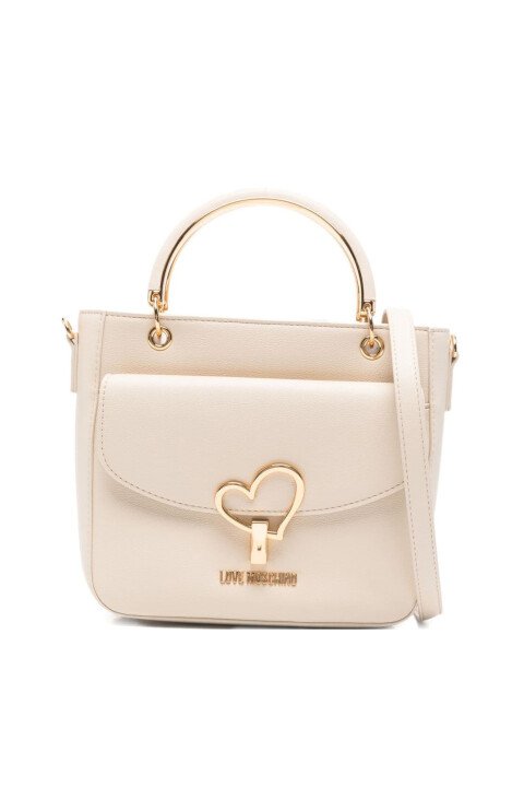 Kadın Omuz Çantası - Krem - Love Moschino