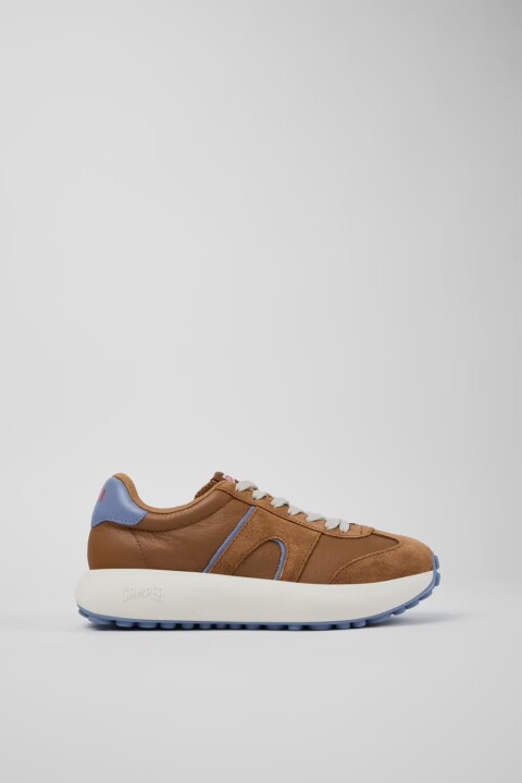 Kadın Pelotas Athens Deri & Süet Sneakers - Kahverengi - Camper