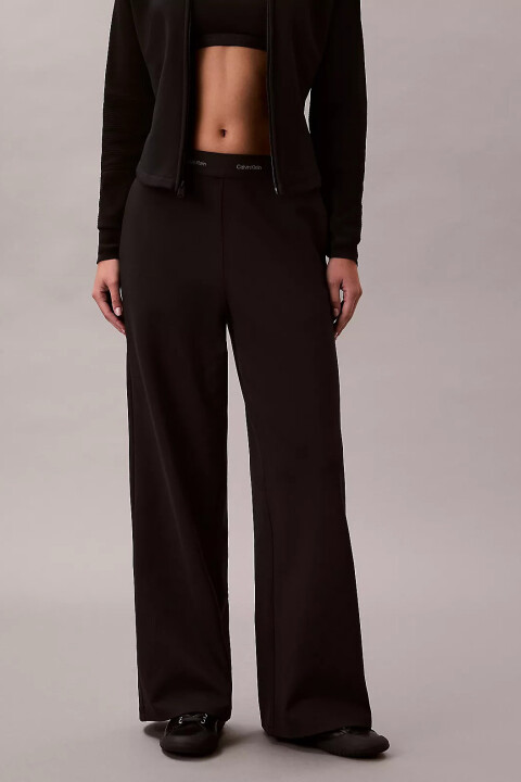 Kadın Ponte Logo Wb Trouser Pantolon - Siyah 