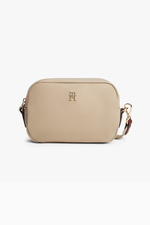 Kadın Popette Camera Bag Omuz Çantası - Bej 