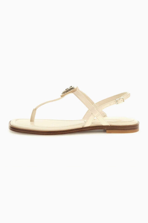 Kadın Rainey Sandalet - Krem - Guess