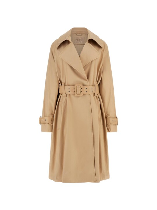 Kadın Raphaelle Trençkot - Krem - Guess