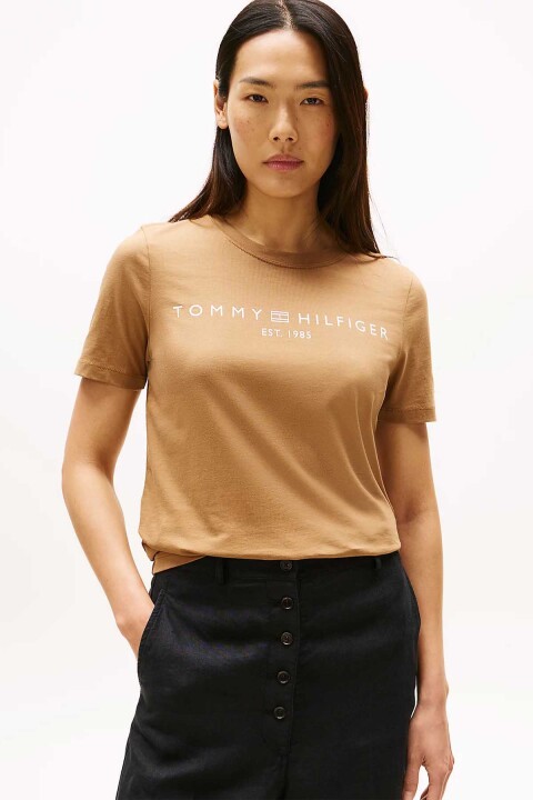 Kadın Regular Corp Logo Kısa Kollu T-Shirt 