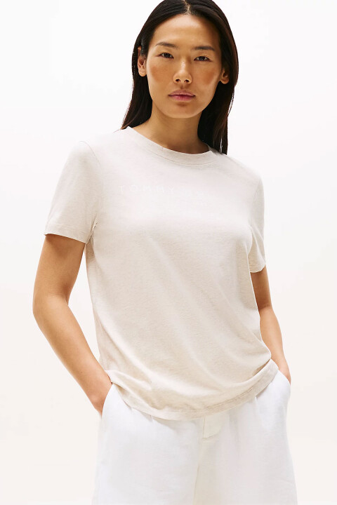 Kadın Regular Corp Logo Yuvarlak Yaka Kısa Kollu T-Shirt 