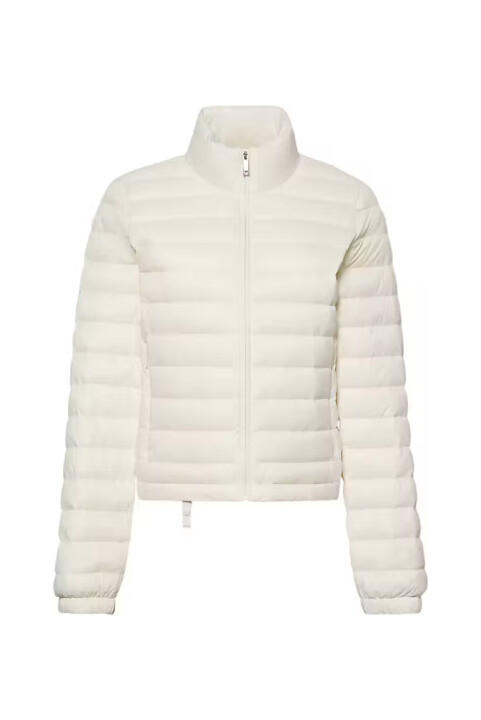 Kadın Regular Fit Dik Yaka Hafif Şişme Mont - Krem 