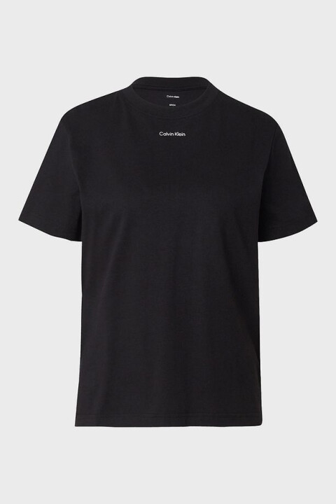 Kadın Regular Fit Klasik Logolu T-Shirt - Siyah 