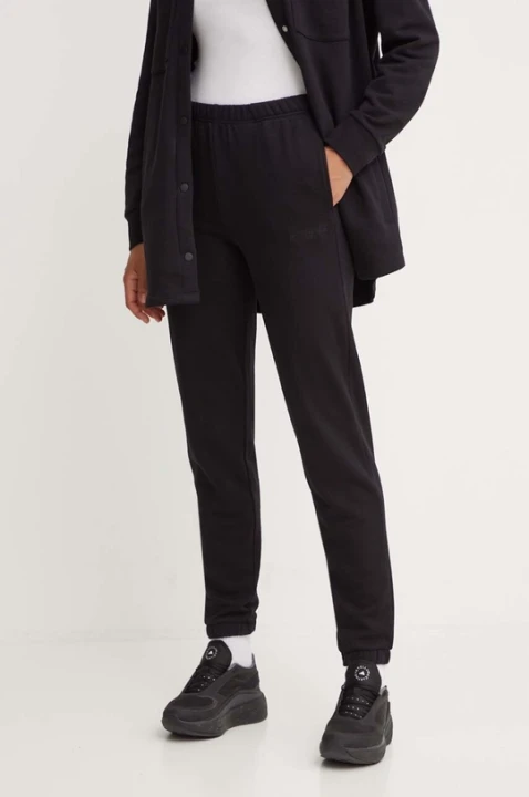 Kadın Rgıne Pamuklu Eşofman Altı - Siyah 