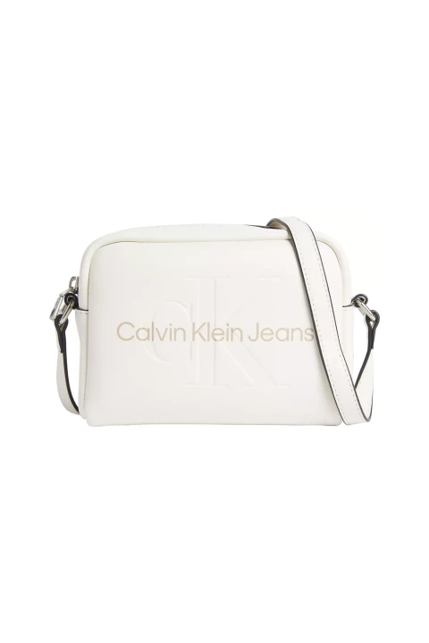 Kadın Sculpted Camera Bag18 Mono Omuz Çantası-Bej 
